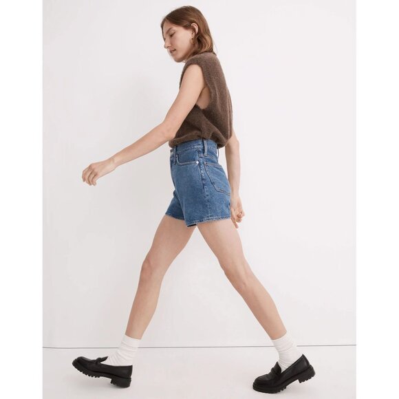 Madewell Streamside Wash The Mom Jean Short Size 29 - 2986 - Picture 3 of 12